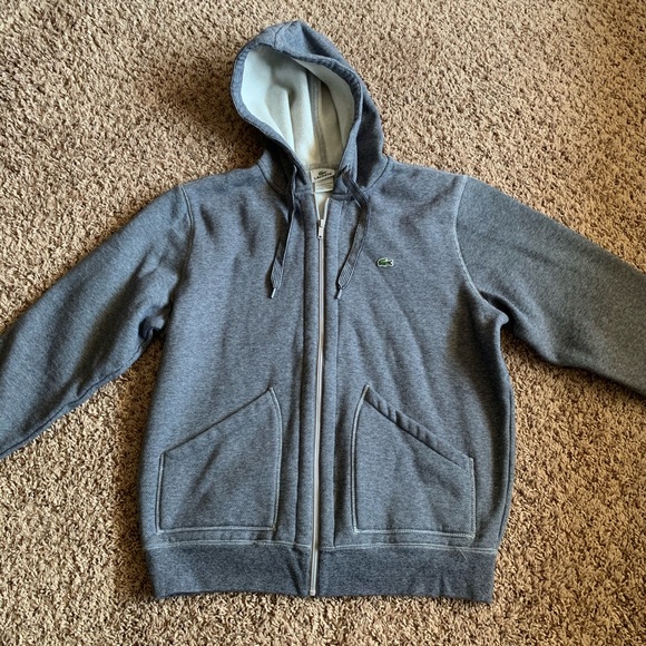 Lacoste Other - Lacoste Men’s Full Zip Hoodie Size 6